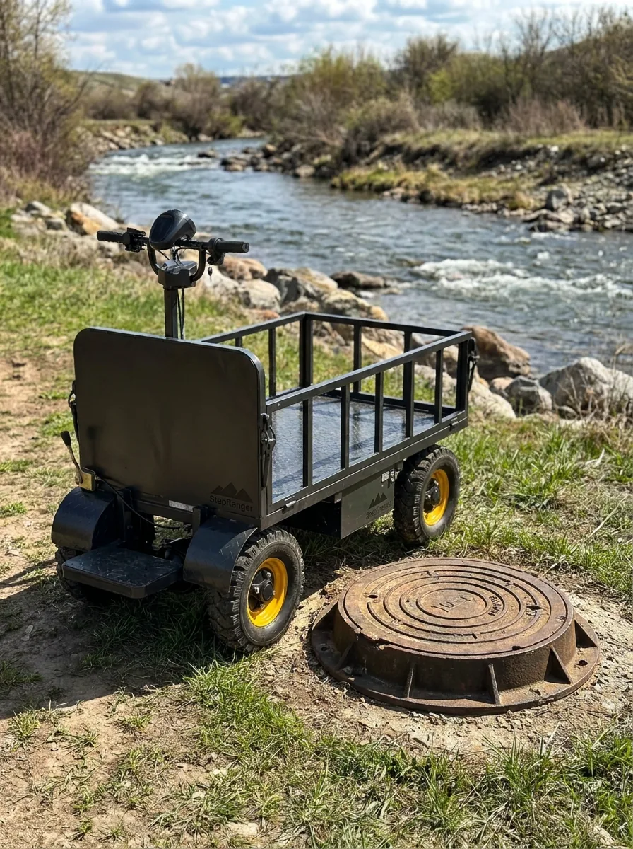 RS-EUV beside a creek access point