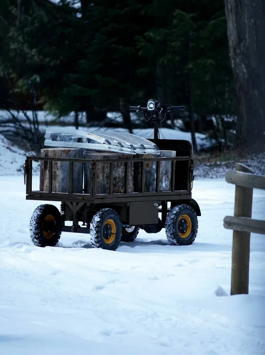 RS-EUV carrying equipment in snow