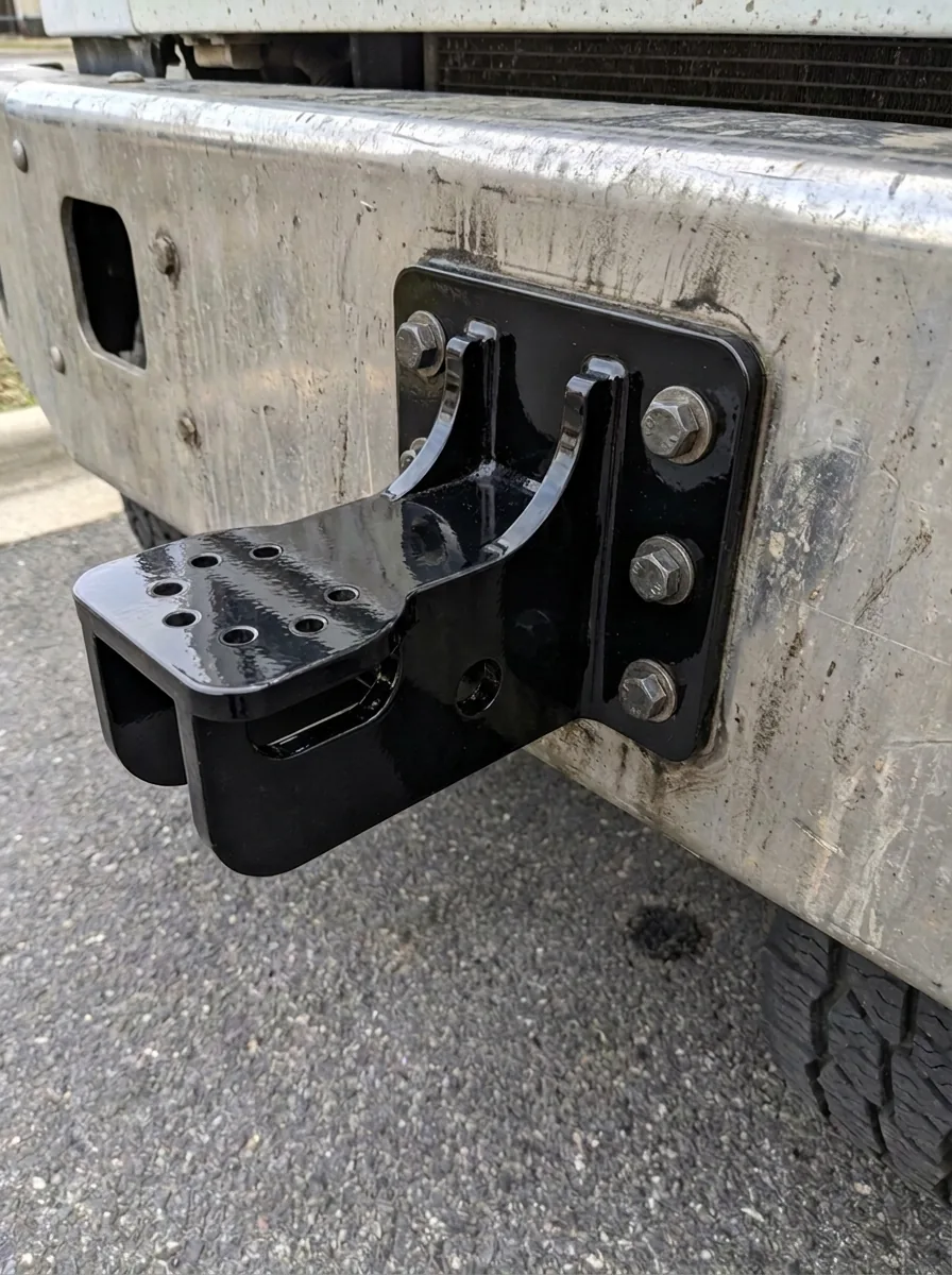 RS-LIFTER bolt-on removable mount adapter installed on a vehicle